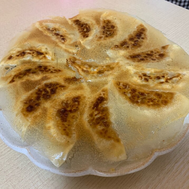 パリパリ羽付き餃子 焼き方♪